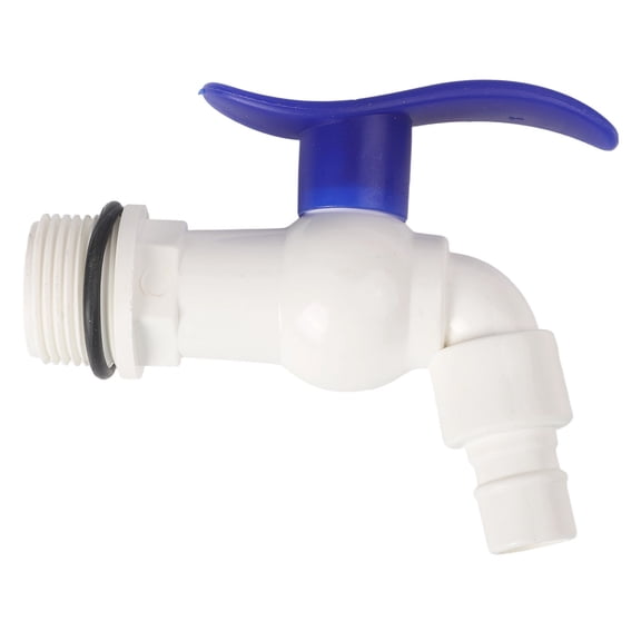 3/4Inch Water Tank Tap Adapter Assembly Drainage Faucet Plastic Male Thread Water Tap Fish Tank Aquarium Water Faucet Fittings