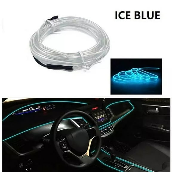 3/4M Atmosphere Lamp Light Line Diy Decorative Dash Board Console Auto Led Ambient Light Car Interior Accessories