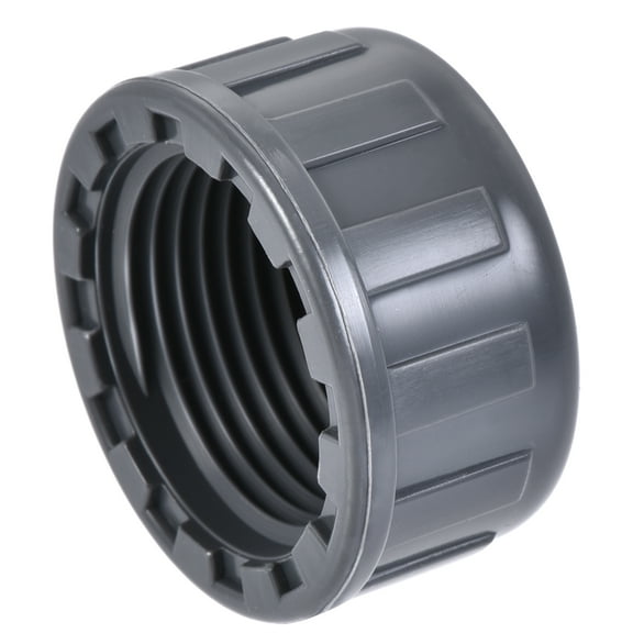 Uxcell G Pipe Fitting Cap Female Thread Hose Connector for Garden and Outdoor Water Pipes End 10Pcs Gray G3/4