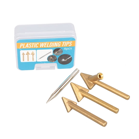 3/4Pcs Welding Replacement Tips Soldering Iron Guns Tips Triangular Coppers Head Welder Soldering Brazing Equipment
