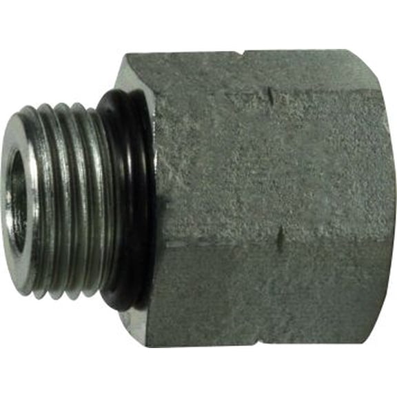 3/4X9/16 OR Port Red/Expand, Steel O-Ring Adapter, Hydraulics