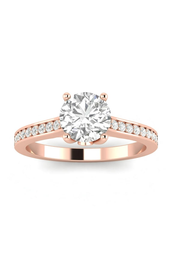 3/4ctw Diamond Engagement Ring in 10k Rose Gold