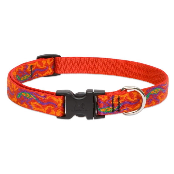 3/4in Go Go Gecko 15-25 Adj Dog Collar