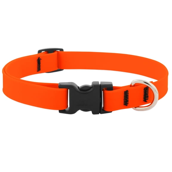 3/4in Neon Orange 13-22 Adj Dog Collar