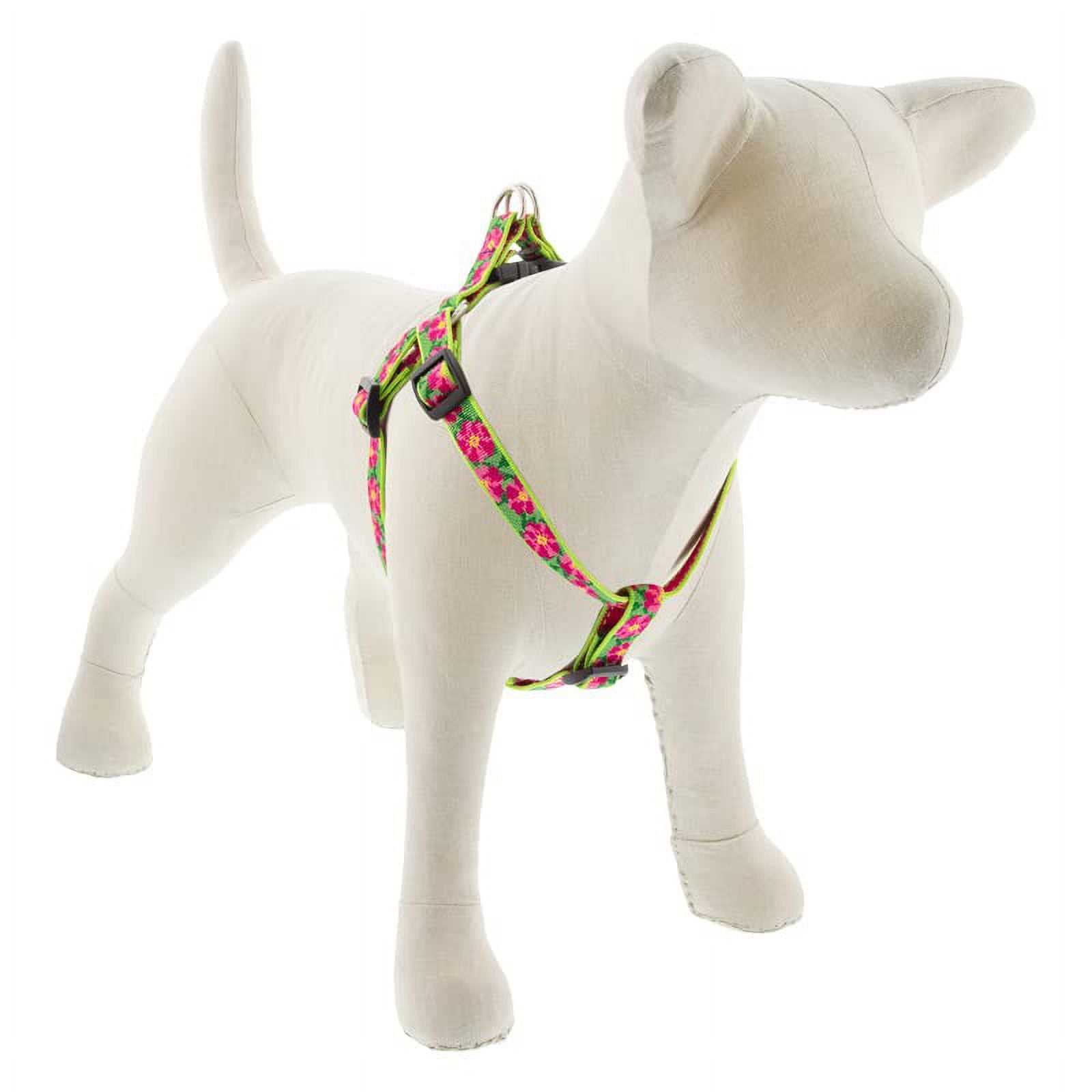 3/4in Petunias 15-21 Step In Dog Harness