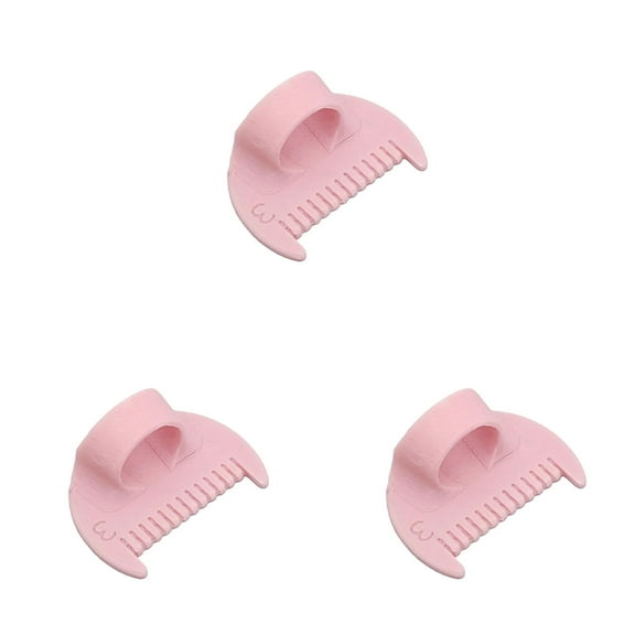 3/4mm Sewing Needle Gauge Measuring Tool - Handheld Stitching Guide for Quilting & Fabric Arts, Essential DIY Sewing Accessories Kit with Thumb Protection, Gift for Beginners