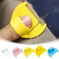 thumbnail image 1 of 3/4mm Sewing Needle Gauge Measuring Tool - Handheld Stitching Guide for Quilting & Fabric Arts, Essential DIY Sewing Accessories Kit with Thumb Protection, Gift for Beginners, 1 of 4