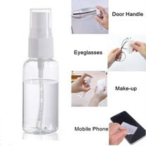 1 oz/30ml Plastic Fine Mist Spray Bottle,Empty Refillable Reusable Portable Travel Cosmetic Containers,Leak Proof Sprayer for Household Use,Essential Oil,Cleaning Solution & Perfume,Clear,1.1x3.74"