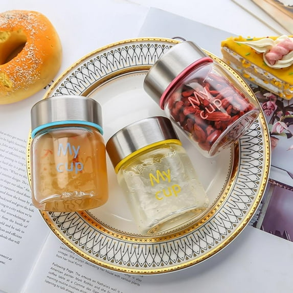 3.4oz Mini Glass Honey Jars,Jam Honey Dipper,Wedding Favors,Baby Food,Candle,Crafts Canning Jar