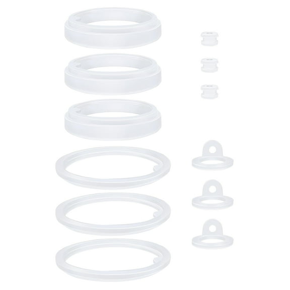 Yauxim Sealing Ring Set of 3/4pcs Water Bottle Silicone Sealing Gaskets Replacement for Drinking Cup 64oz Insulated Cup Lid