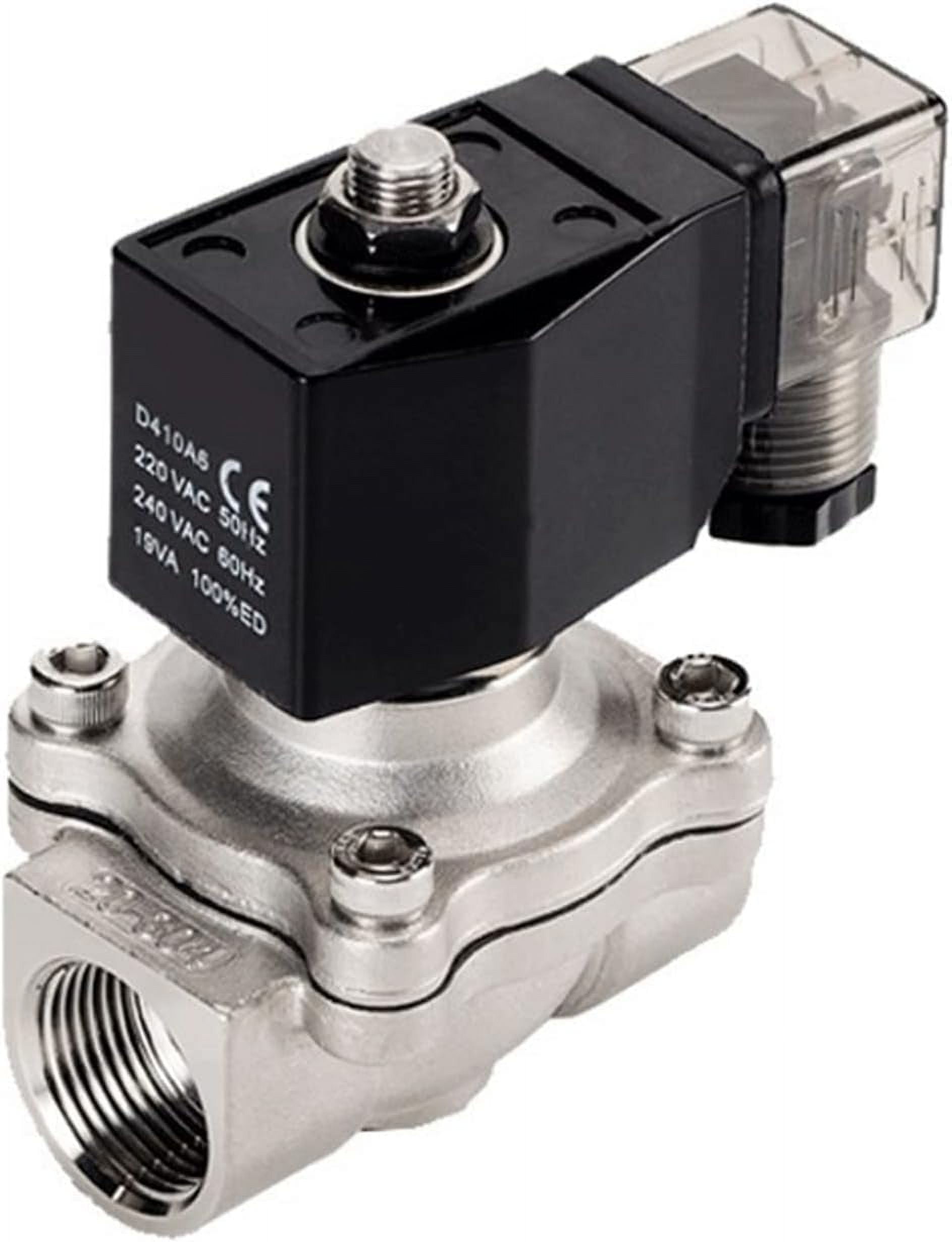 3/4quot; Stainless Steel 220v Water Solenoid Valve Normally Closed DN20