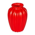 thumbnail image 1 of 3.4x7.5in Imitation Ceramic Vase Plastic Flower Arrangement - Modern Art Table Decor for Living Room Dining Table Decoration Home Ornaments(Red/A), 1 of 6