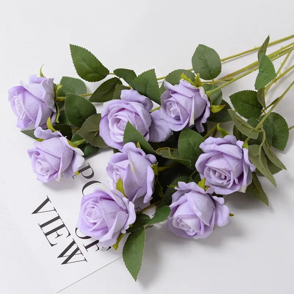 Variety Fake Roses 3/5/10/20pcs Roses Artificial Flowers Rose Flower Branch Artificial Red ...