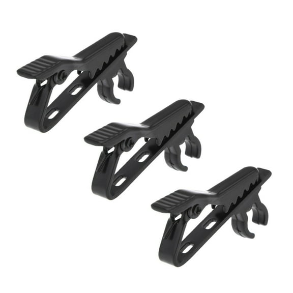 3/5/10Pcs Lavalier Microphone Clip Mic Lapel Collar Clamp Mount Accessory Kit