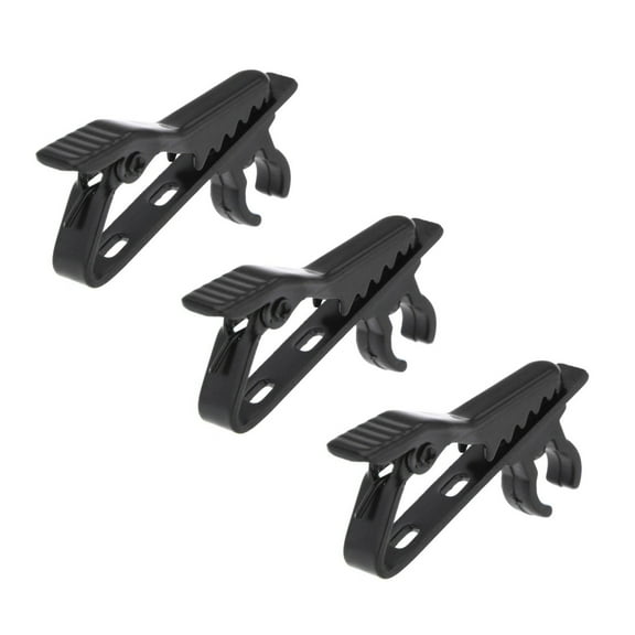3/5/10Pcs Lavalier Microphone Clip Mic Lapel Collar Clamp Mount Microphone Accessories Kit for Video Conferences