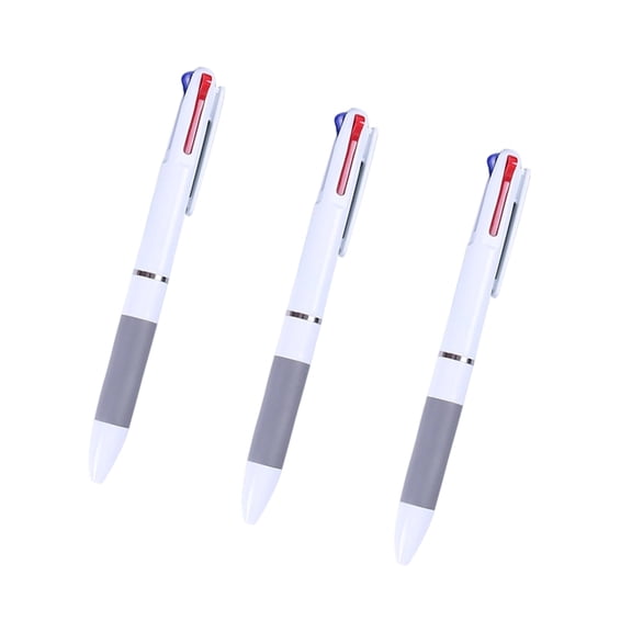 3/5/10Pcs Multicolor Pen 3-Color-in-1 Pen Multicolored Ballpoint Pens for Color Coding Writing Drawing Journaling