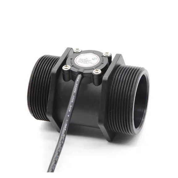3.5-24Vdc G2" YF-DN50 Plastic Hall Turbine Water Meter NPN Pulse Output Measurement Flow Sensor - Accurate Monitoring