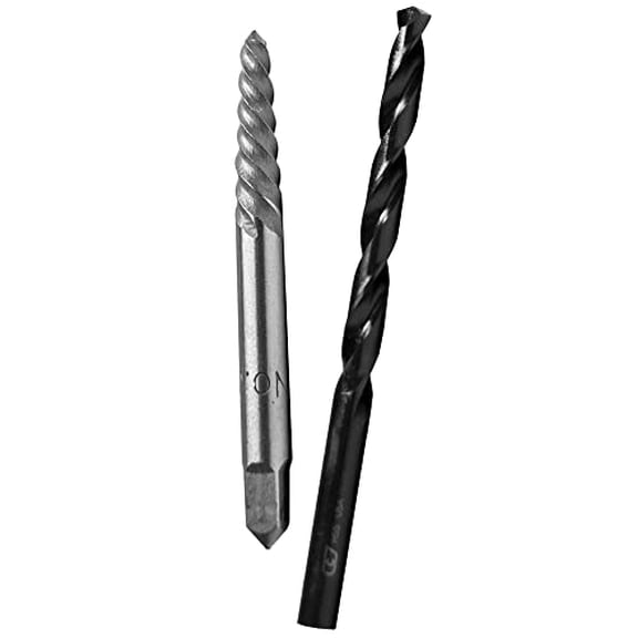 Century Drill & Tool 73503 Spiral Flute Screw Extractor and Drill, 7/32" - 9/32"