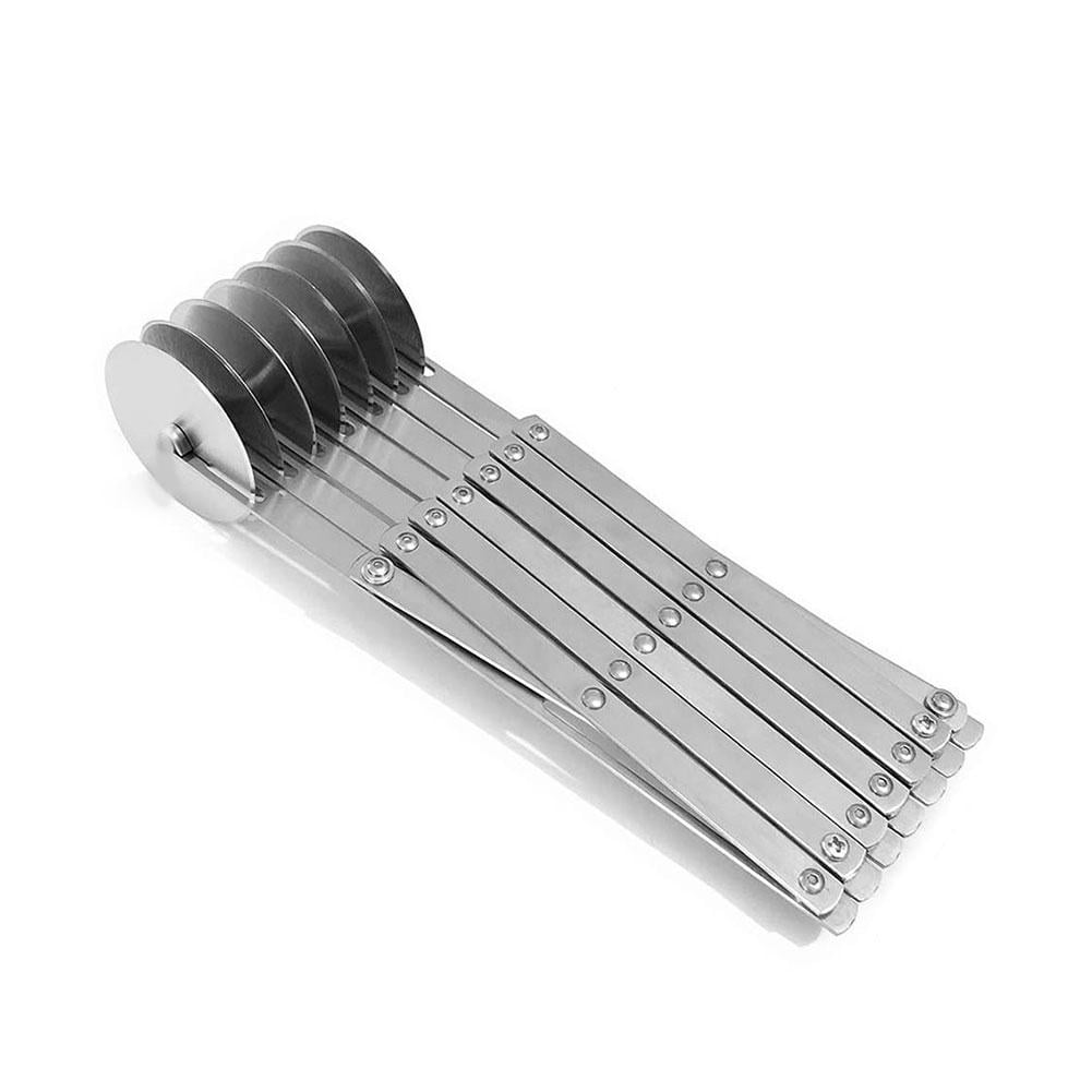 Rotella Per Pizza OXO SteeL - Acciaio Inox, 10cm, Impugnatura Comfort - Foto 3