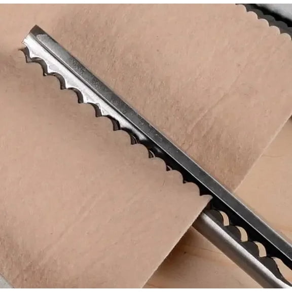 3/5/7mm Dressmaking Scalloped Edge Pinking Shears Scissors Clipper Cutter Sewing Professional Tailor Scissors Cloth Tailoring