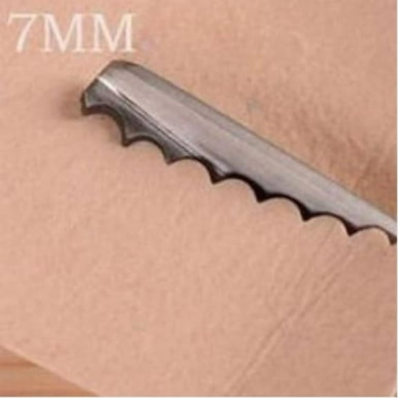 3/5/7mm Fabric Dressmaking Scalloped Edge Pinking Shears Scissors Clipper Fabric Cutter Sewing Professional Tailor Scissors