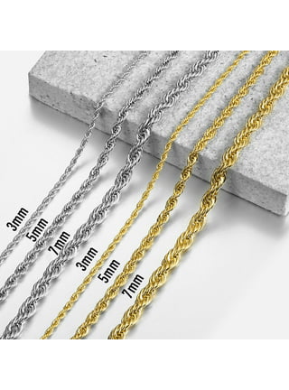 Hermah 5mm Mens Boys Byzantine Box Black Silver Stainless Steel Necklace  Chain 20-30inch 