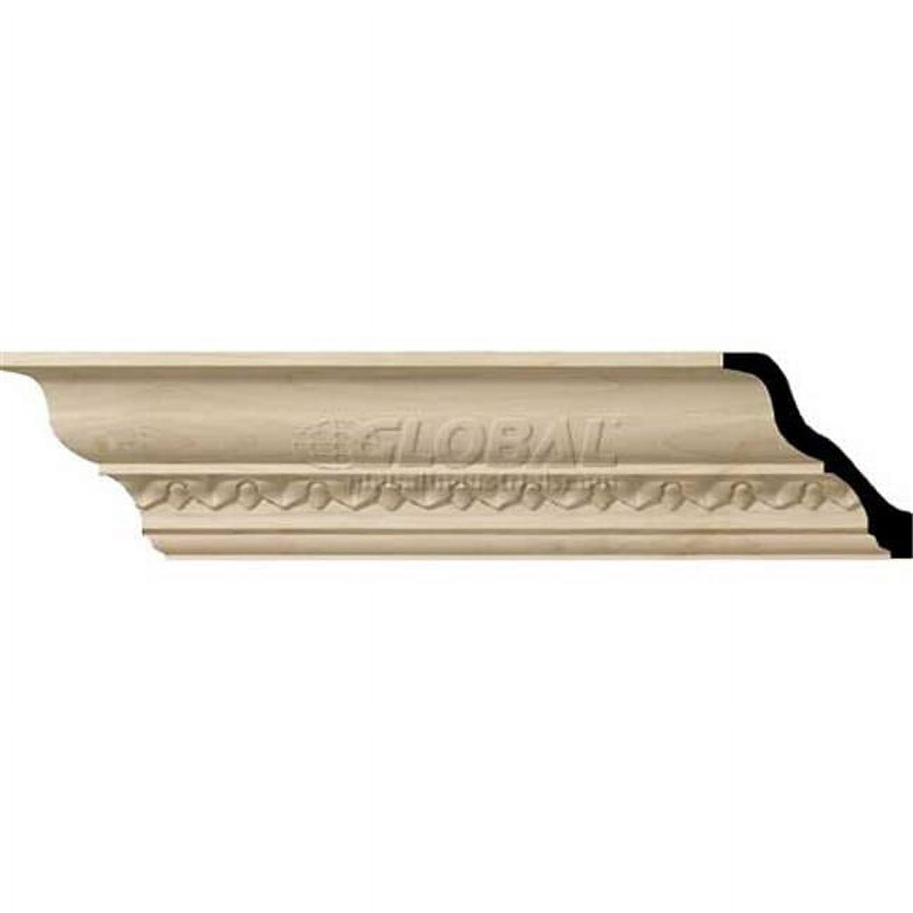 Lanarkshire Carved Alder Wood Crown Moulding, 94.5" Length