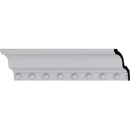 3 5/8"H x 3 1/8"P x 4 7/8"F x 94 1/2"L, (1 7/8" Repeat), Ashford Crown Moulding