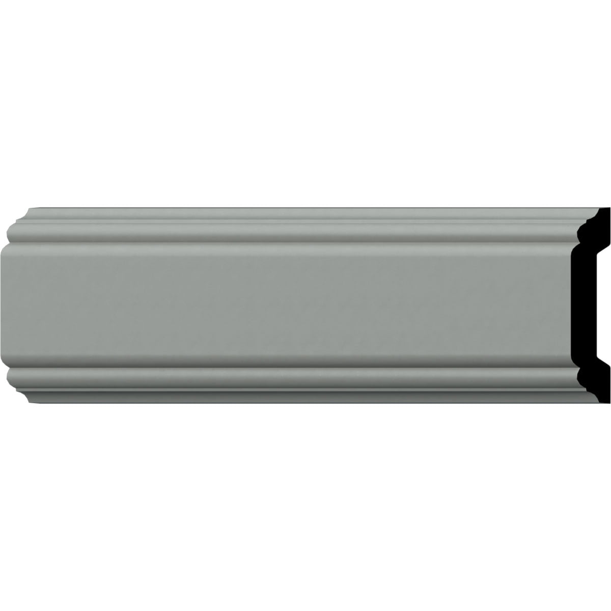 Classic Gray Urethane Crown Panel Moulding 94.5"