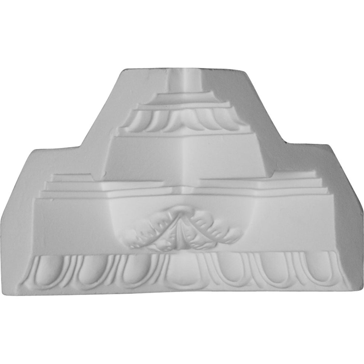 White Polyurethane Inside Corner Crown Moulding Block