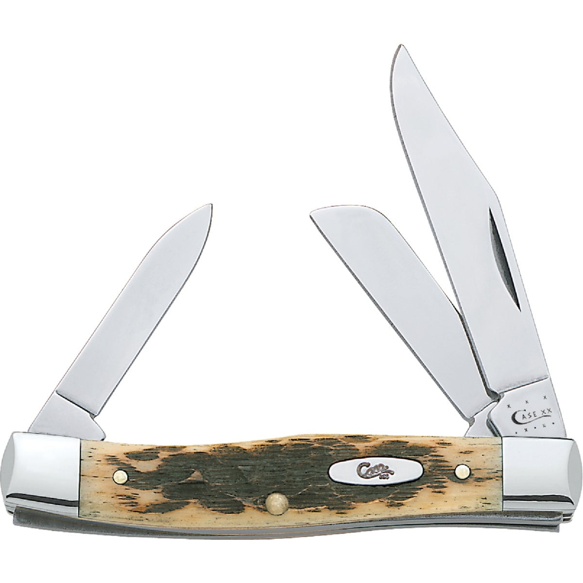 W.R. Case & Sons Cutlery Stockman Folding Knife - Chrome Vanadium Blade - 3.63 in, Yellow — Residential Use, Standard Application