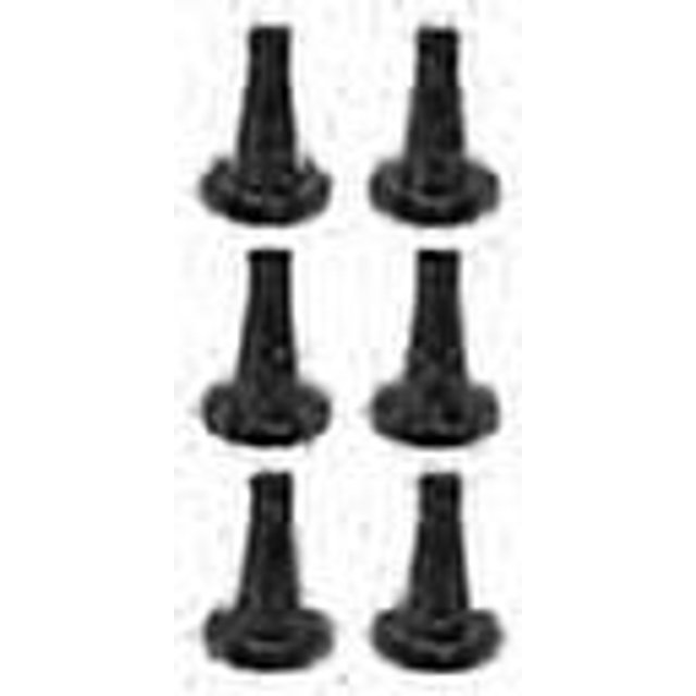 35/8"Tall Replacement Bed Frame Glides Feet Cone Shaped [Black] Set