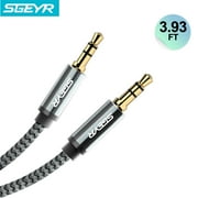 3.5 Audio Cable SGEYR 3.93FT Aux Cord Male to Male Headphone Extension Stereo