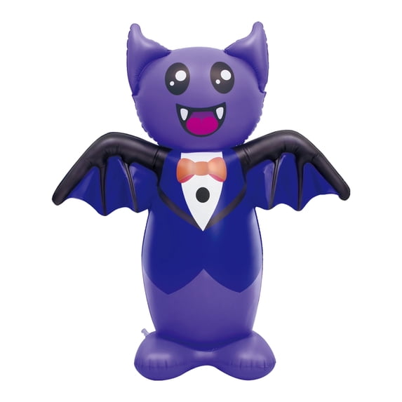 Blow-Up Vampire Bat Yard Inflatable, Black and Purple, 3.5', Halloween by Way To Celebrate
