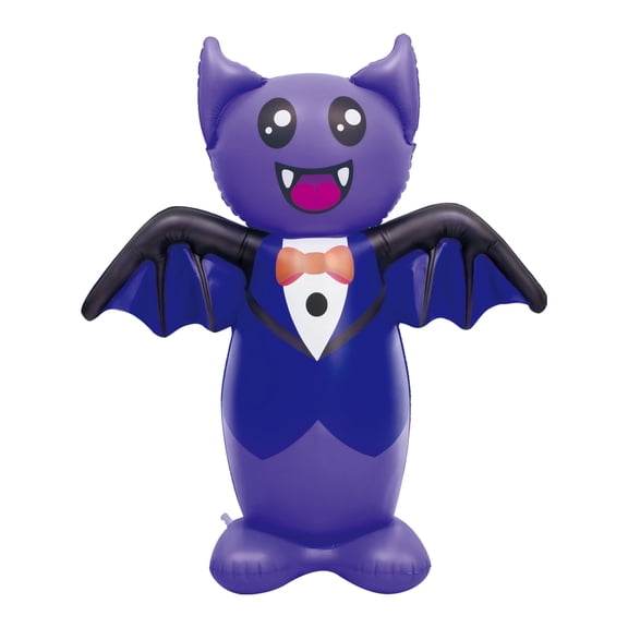 Blow-Up Vampire Bat Yard Inflatable, Black and Purple, 3.5', Halloween by Way To Celebrate