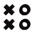 thumbnail image 1 of 3.5" Black XOXO Sign Valentine's Day Decor, Modern Foam Tabletop Centerpiece, Minimalist Love Letters for Home Office Desk Shelf, Romantic Photo Prop Ornament Gift for Her, 1 of 8