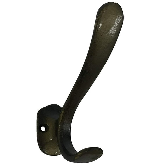 3.5" - Coat Hook - DS-125 - for coats, bags, hand towel etc - Bronze Finish For interior & Exterior Designing Wrought Iron Coat Hook 1