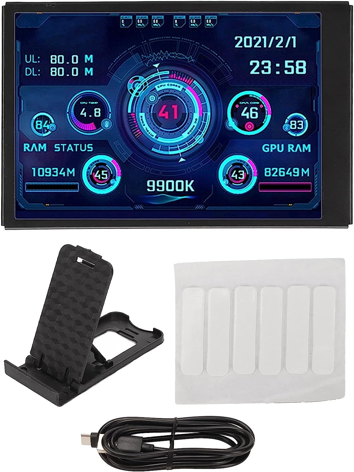 3.5 Computer Temp Monitor, Pc Temperature Display Real Time Data