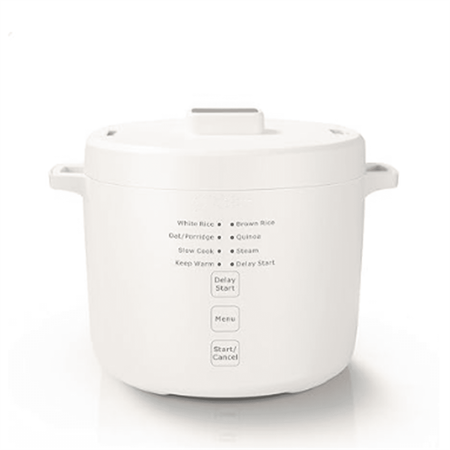 3.5-Cup Rice Cooker for 1-3 People, Multifunctional for Rice, Oatmeal, Quinoa - Slow Cook, Steam, Cook Rice & Steam Dish Together, Rice White