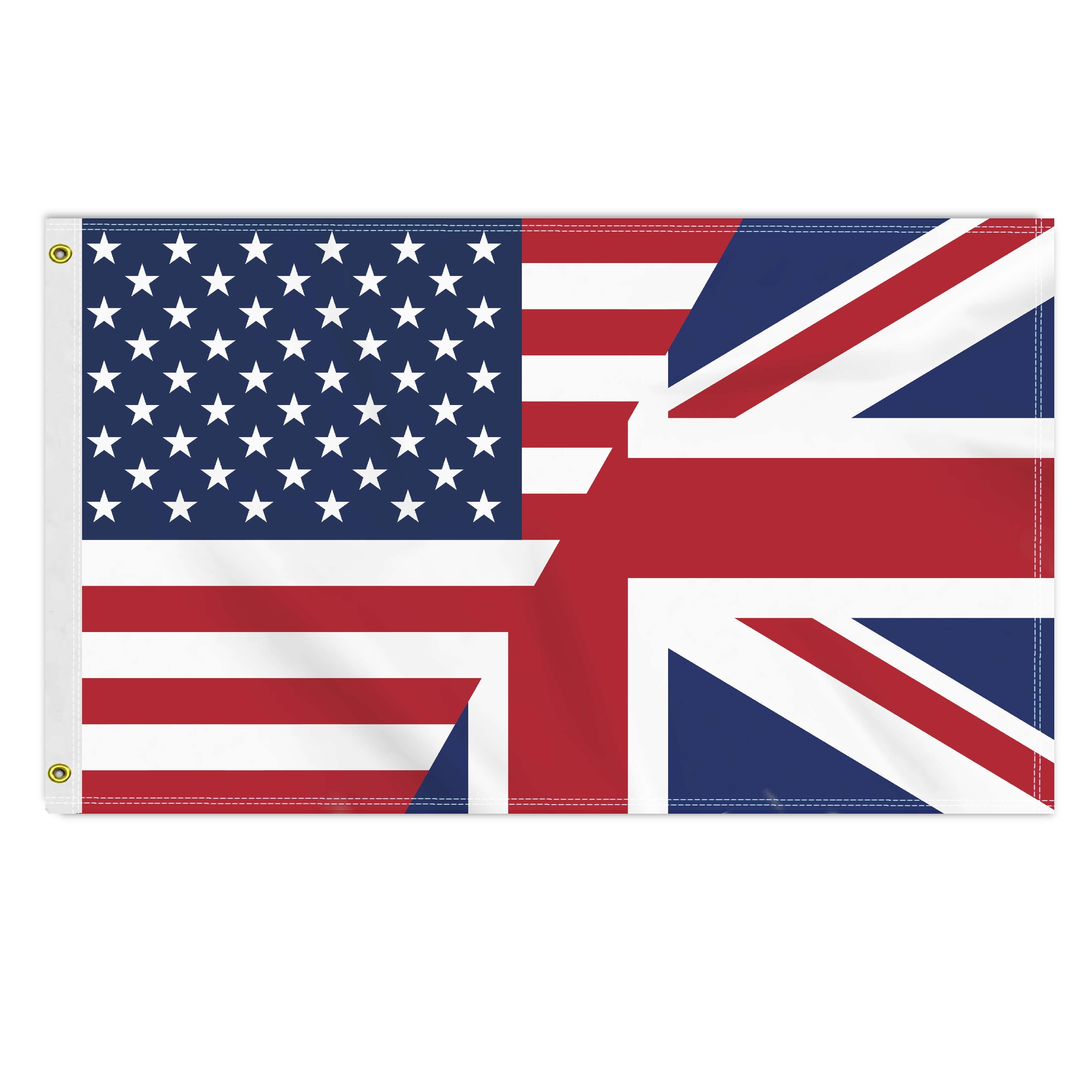 Large 3x5 FT American British Patriotic Outdoor Flag