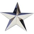 thumbnail image 1 of 3.5" Five Point Star 3d Auto Emblem (90mm, Chrome), 1 of 3