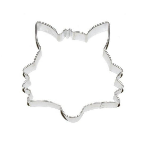 3.5” Fox Face Metal Cookie Cutter