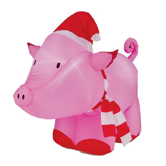 3.5 Ft Lighted Airblown - Piggy