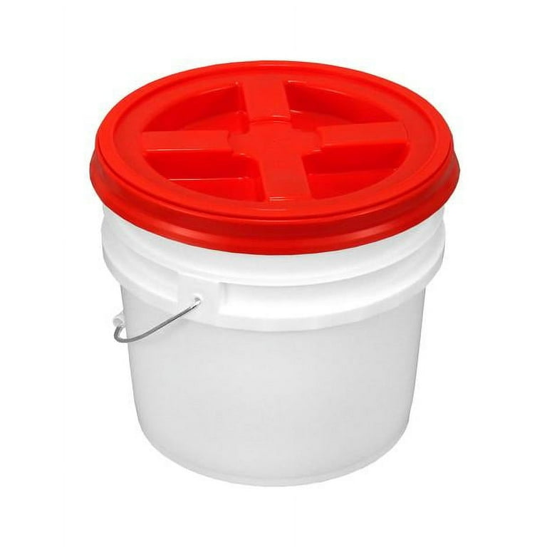 Price Container White 2 gal. Bucket W/Gamma Lid EACH
