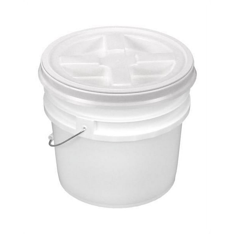 3.5 Gallon API White Bucket with Gamma Seal Lid (white) 