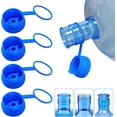 thumbnail image 1 of 3 & 5 Gallon Water Jug Cap Reusable, Food Grade Silicone Replacement Gallon Caps for 55mm Standard/Screw/Crown Tops Water Bottle and Water Dispensers, Non-Spill Lids for Anti-Splash, Leak Free (5PCS), 1 of 6