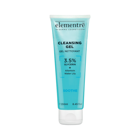Elementre 3.5% Glycerin Cleansing Gel, Hydrating Facial Cleanser, 250 ml