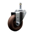 thumbnail image 1 of 3.5 High Temp Glass Filled Nylon Wheel Swivel 7/16 Inch Grip Ring Stem Caster, 1 of 2