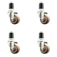 thumbnail image 1 of 3.5 Inch 316SS High Temp Glass Filled Nylon 1-3/4 Inch Expanding Stem Caster Set, 1 of 2