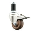 thumbnail image 1 of 3.5 Inch 316SS High Temp Glass Filled Nylon 1-5/8 Inch Stem Caster Lock Brake, 1 of 2